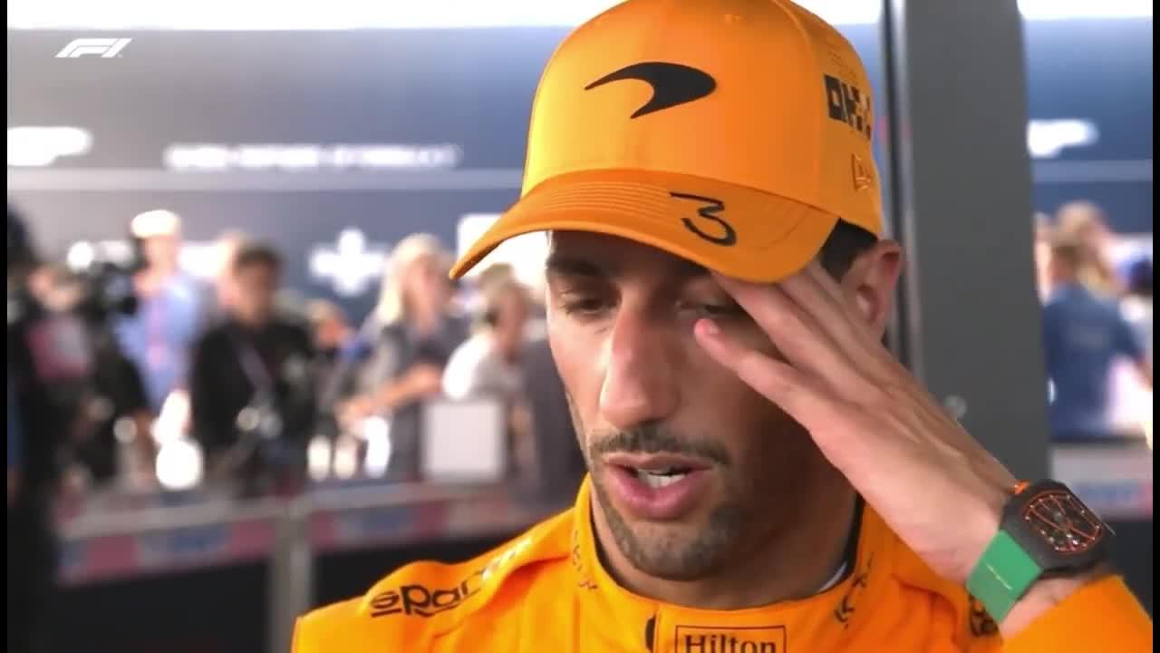 F1 2022 Daniel Ricciardo Post Qualifying Interview Hungarian GP