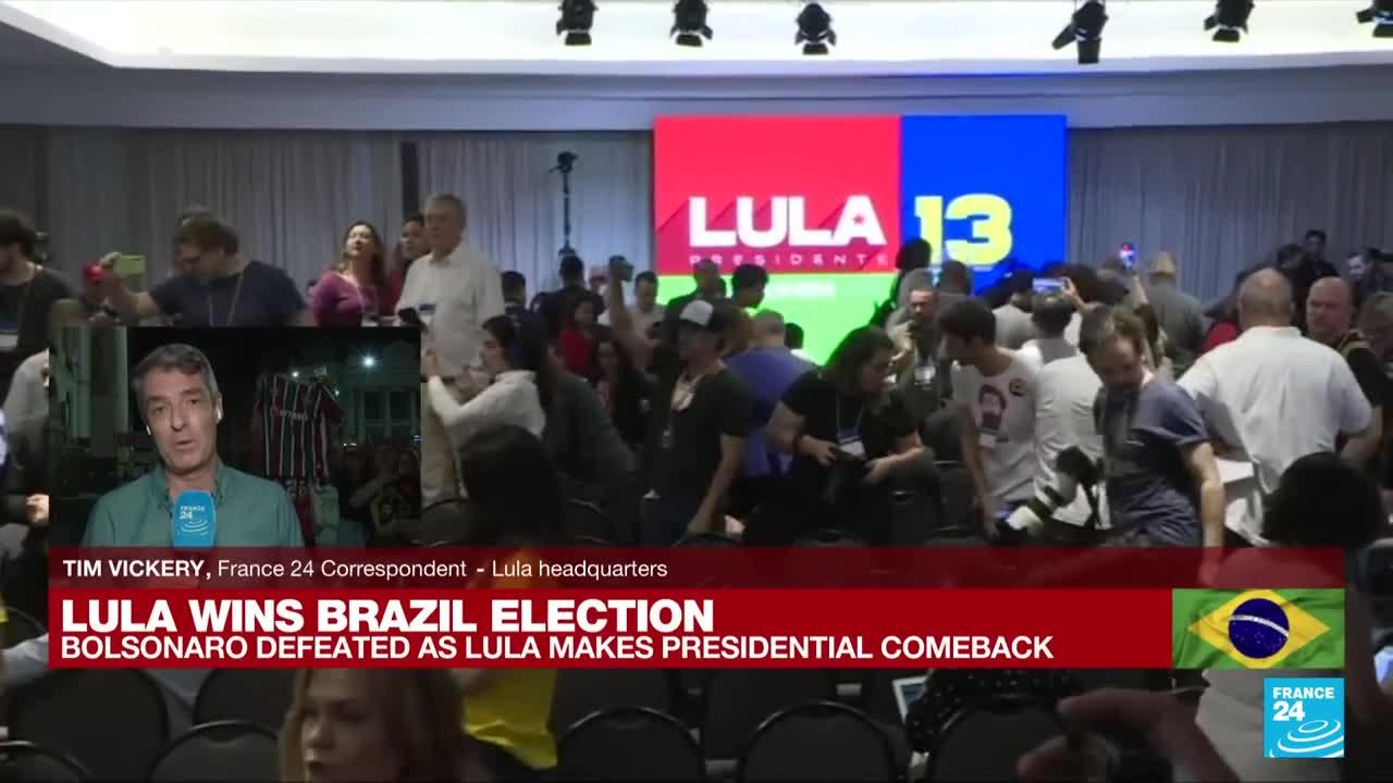 'This is a fraud'_ Bolsonaro's supporters react after leftist Lula wins Brazil vote • FRANCE 24