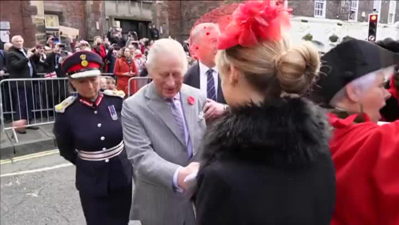 Protester Arrested For Throwing Egg At King Charles During Royal Walkabout