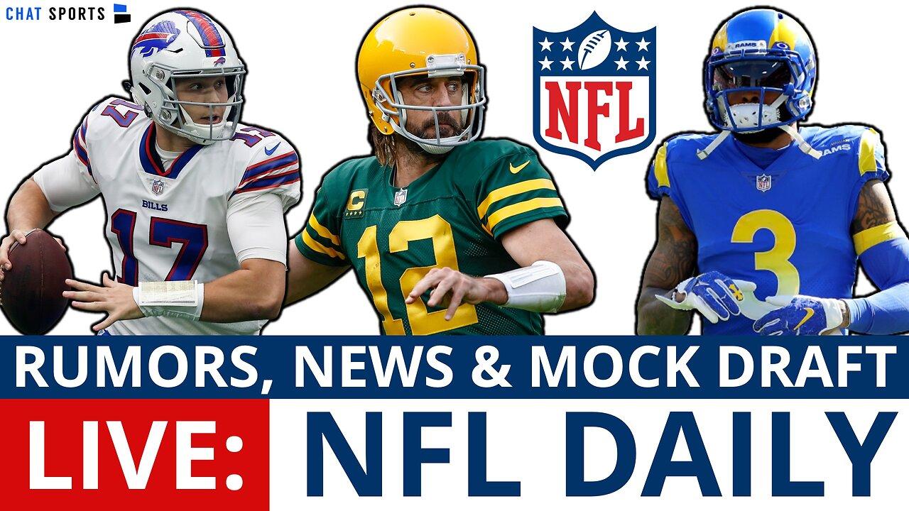 NFL Daily Live: Odell Beckham, Aaron Rodgers, Josh Allen & Mock Draft