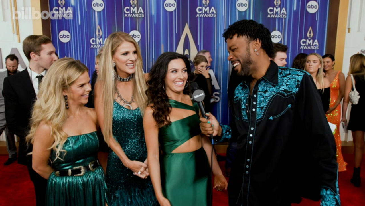 Runaway June On Touring With Carrie Underwood, The Inspiration Behind 'Buy My Own Drinks' & More | CMA Awards 2022