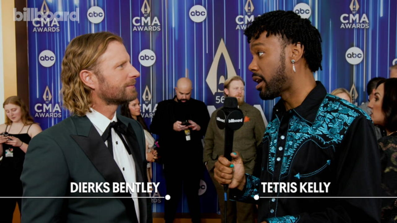 Dierks Bentley On Performing A Tribute To Alan Jackson, Playing In Stephen Colbert's Pickleball Tournament & More | CMA Awards 2