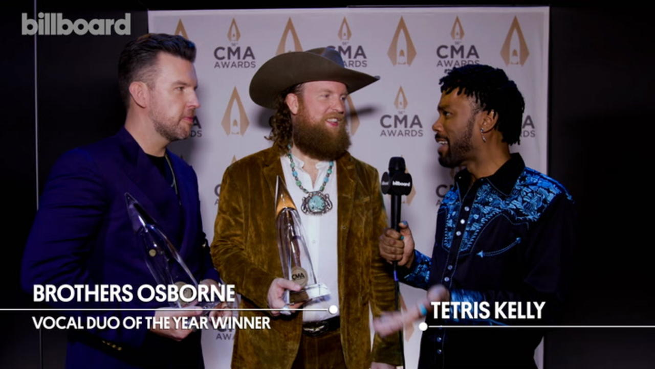 Brothers Osborne On Winning Vocal Duo Of The Year For The Fifth Time, Potential Collaboration With Dan + Shay & More | CMA Award