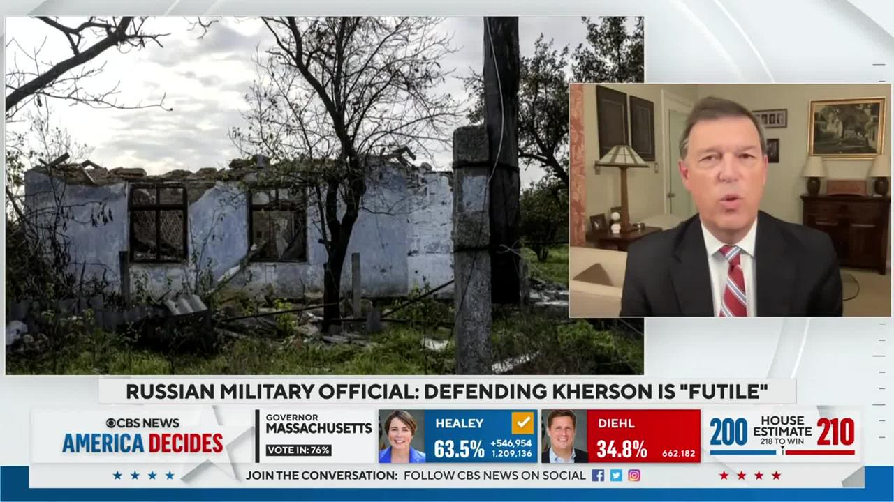 Russian forces to withdraw from Kherson, Ukraine