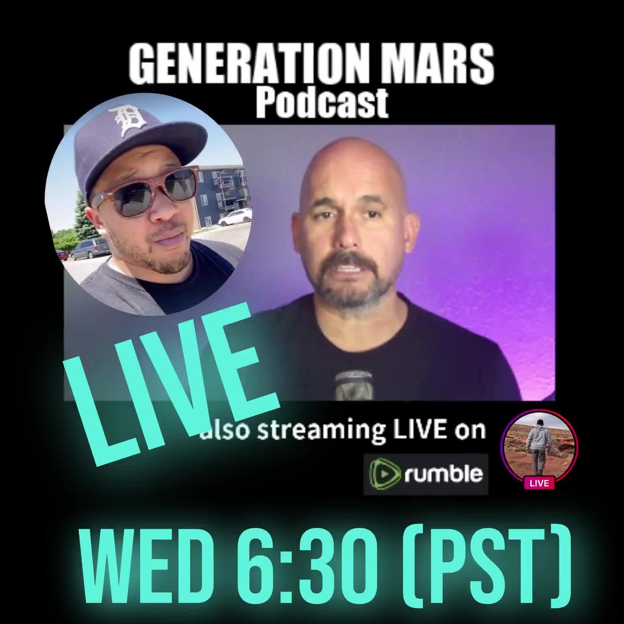 GENERATION MARS Podcast LIVE WED. 6:30pm (pst) Election Results guest: Eric Butler