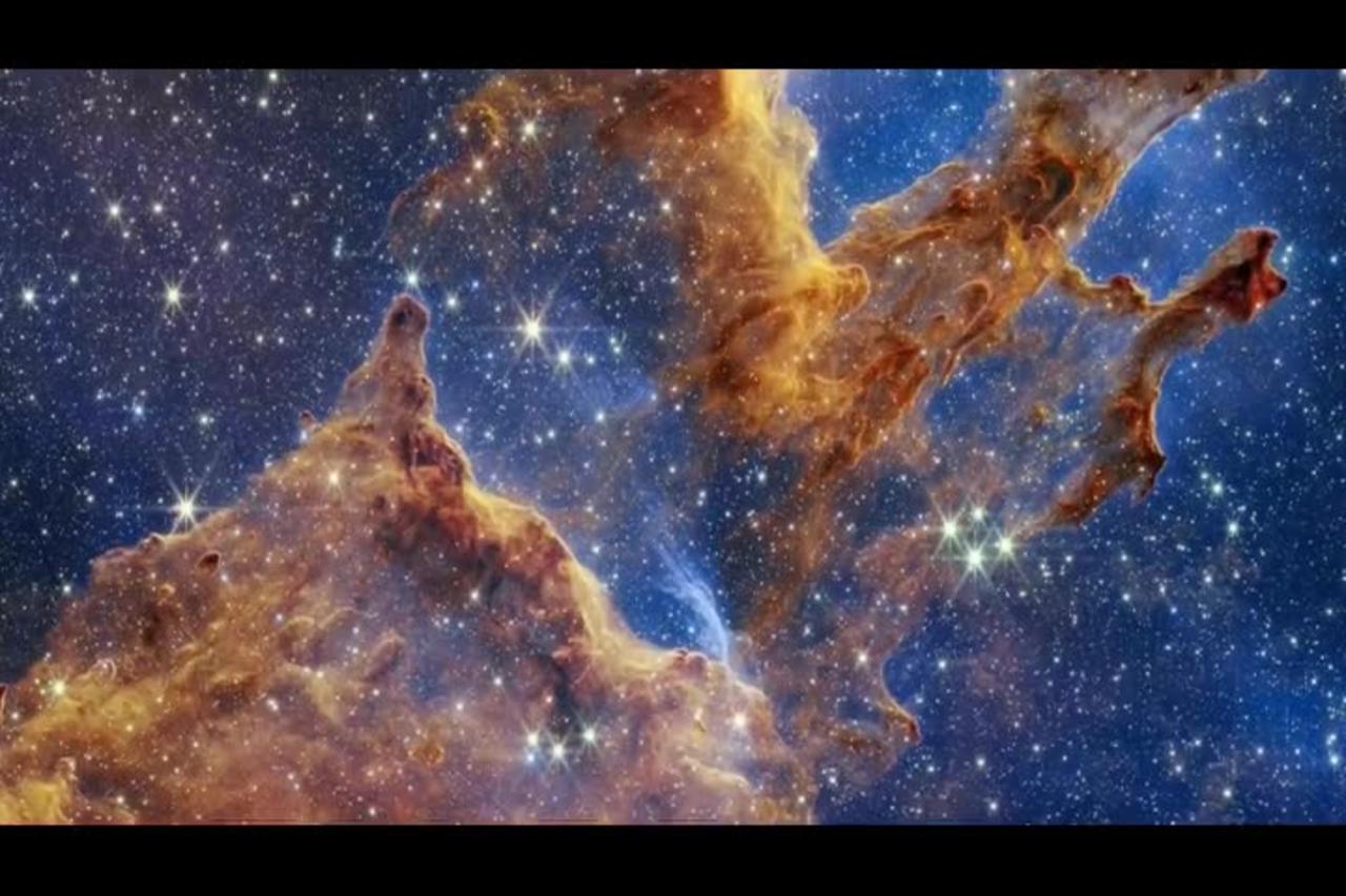 James Webb telescope just Captured The Pillars of Creation, Discovered objects Hidden in dust clouds