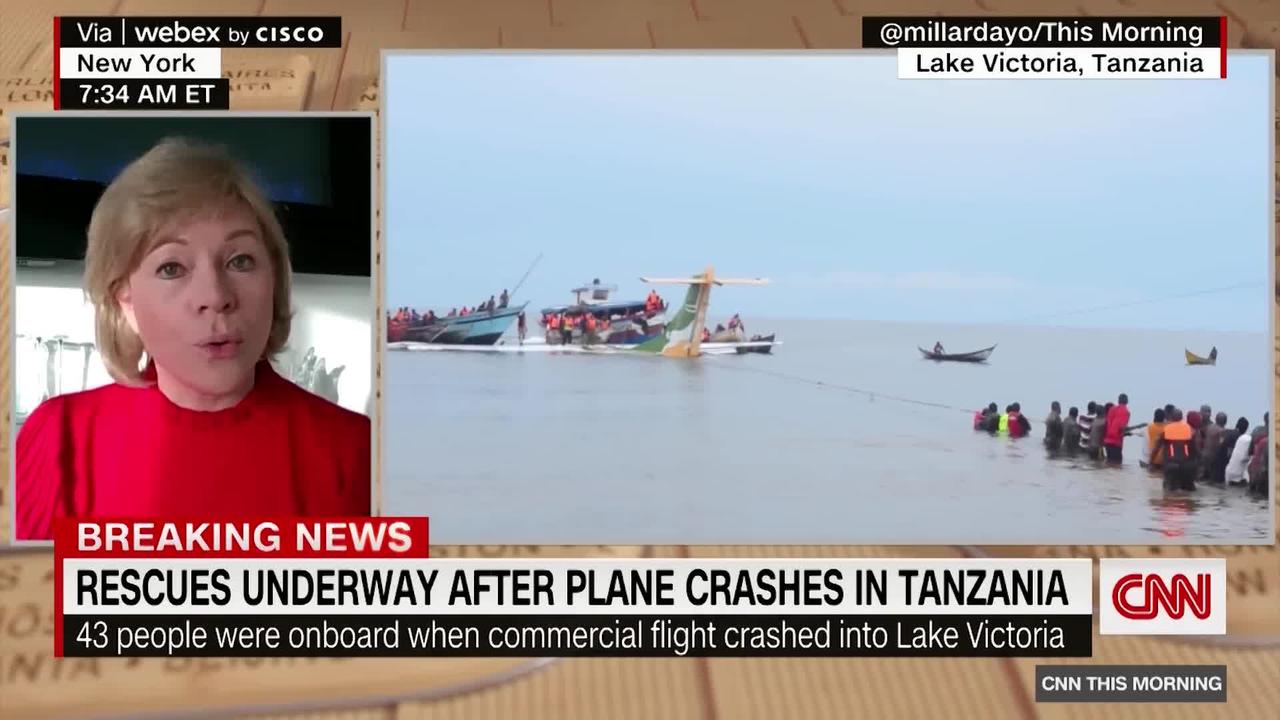Commercial plane crashes into Lake Victoria