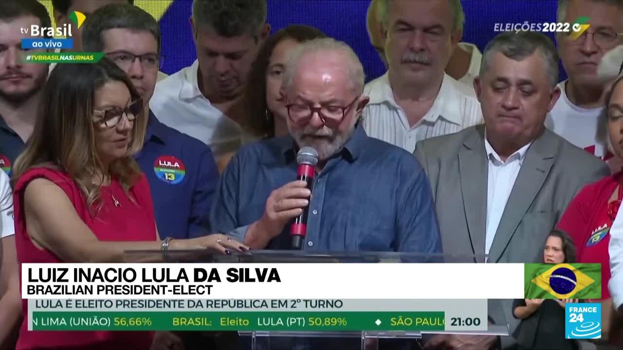 Lula promises to unite a divided Brazil, Bolsonaro remains silent after defeat • FRANCE 24 English