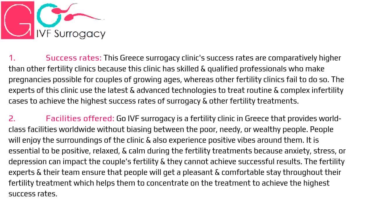 What is the cost of Surrogacy in Greece?