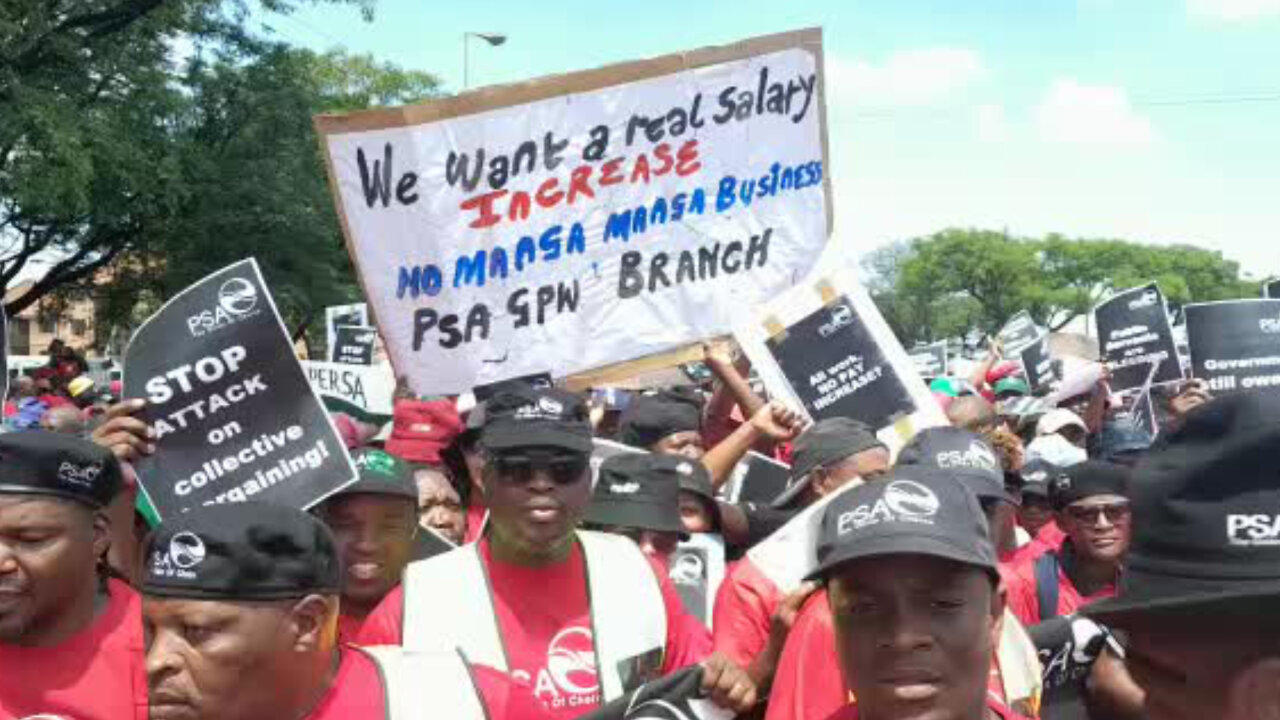 WATCH: Public Sector Protest Over Failed Wage Negotiations (1)