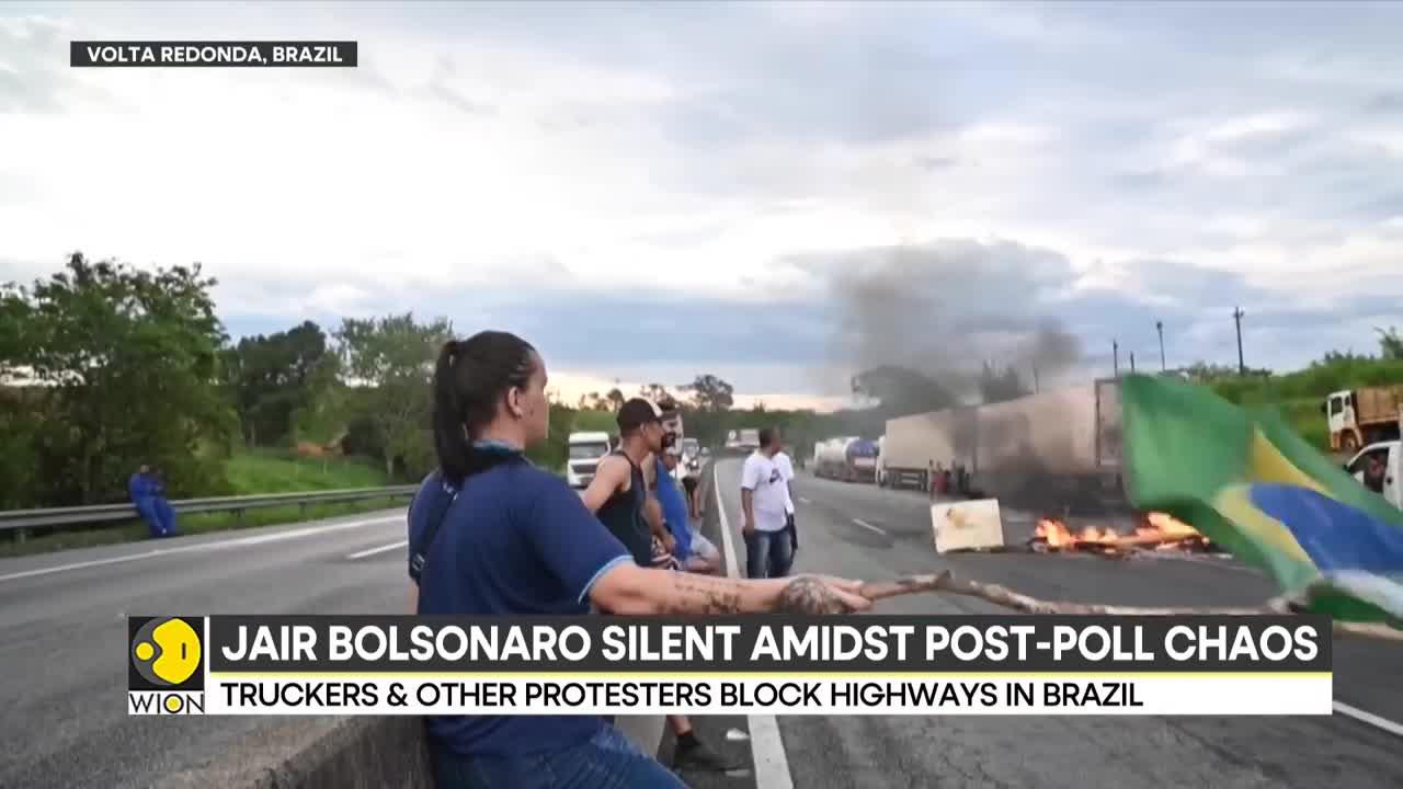 Supporters block highways in Brazil, Bolsonaro remains silent amid post-poll chaos | World News