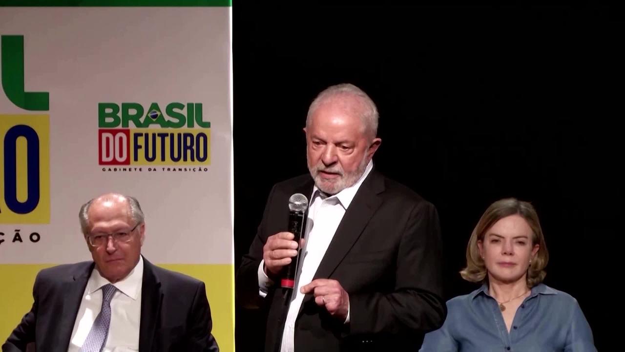 Brazil’s Lula cries as he speaks on hunger fight