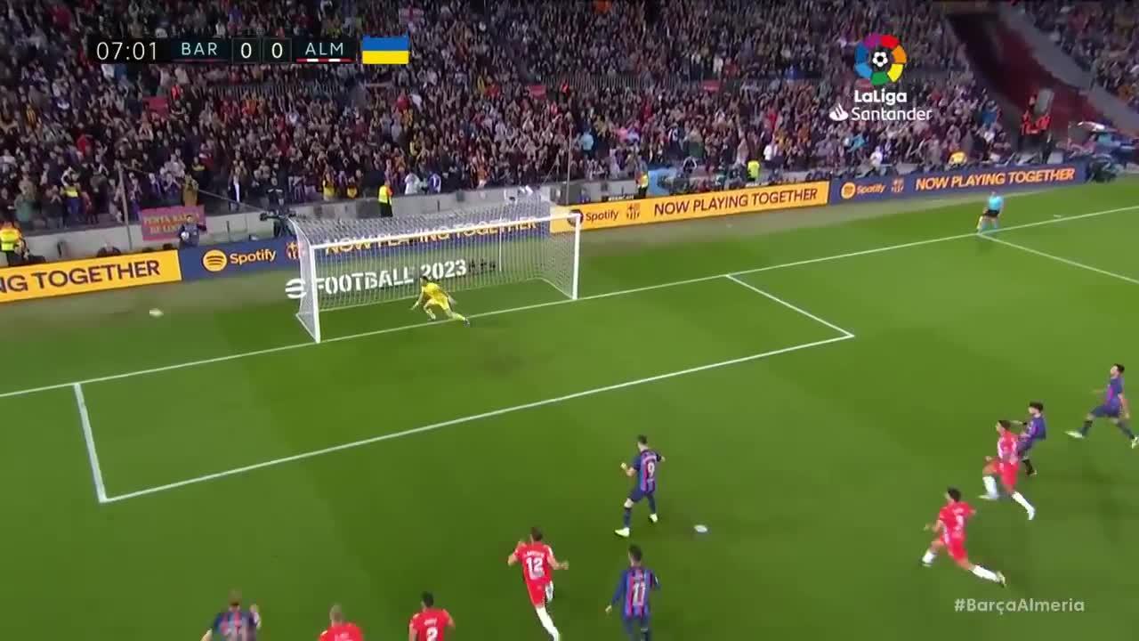 Resumen de FC Barcelona vs UD Almería (2-0).