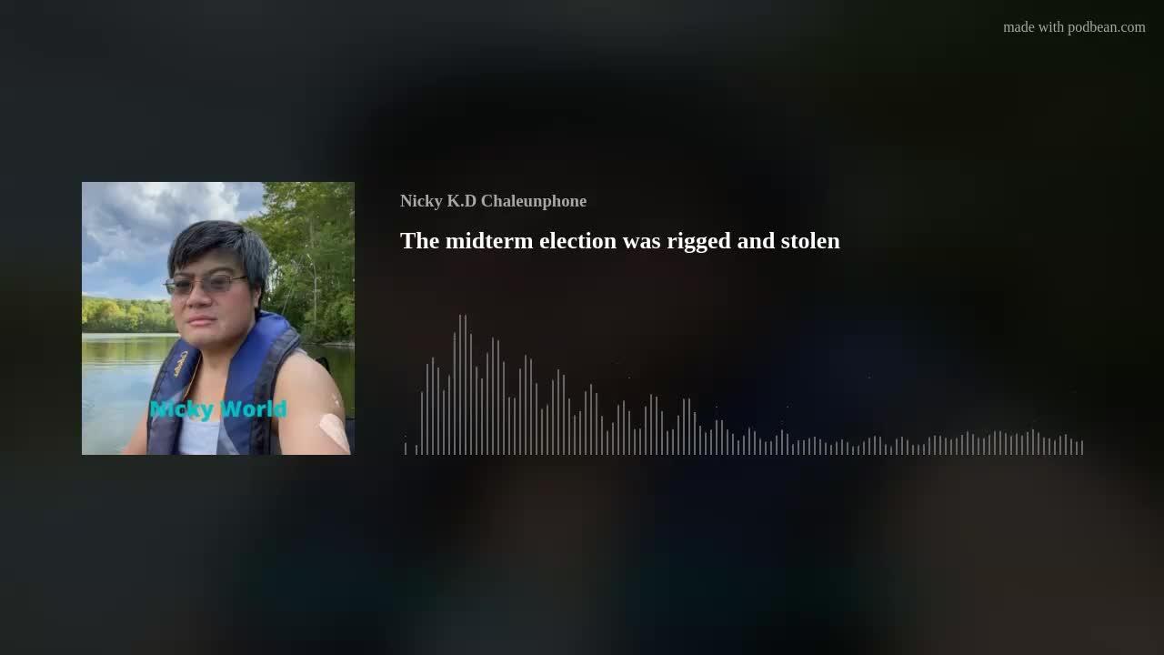 The midterm election was rigged and stolen