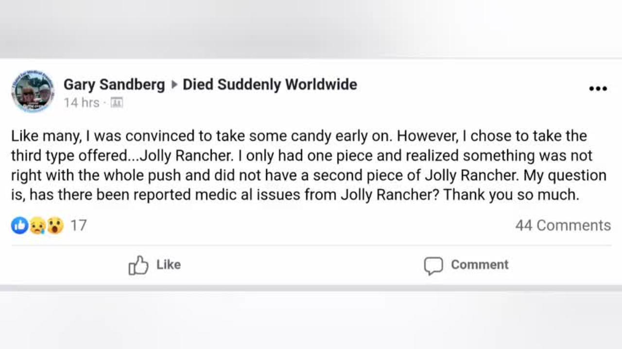 Died Suddenly Group on Face Book Use Code Words - The Kurgan Report