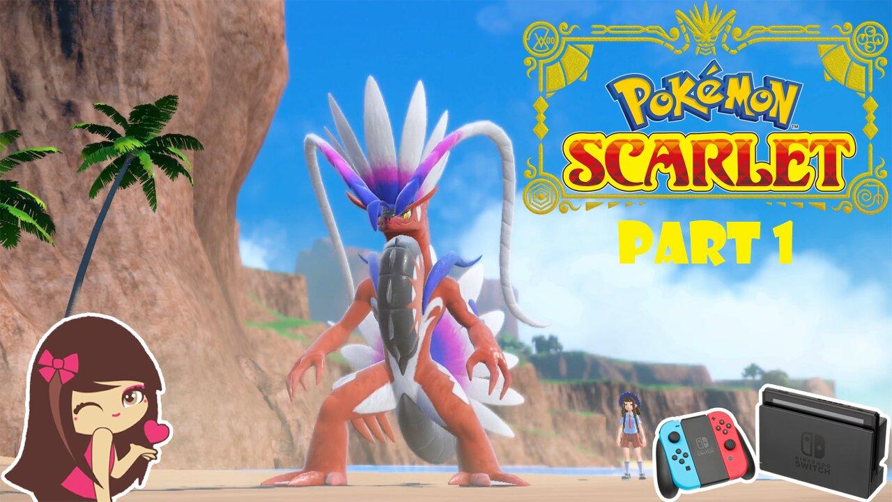 Pokémon Scarlet - Part 1 - Nintendo Switch Playthrough ❤JuliePlays