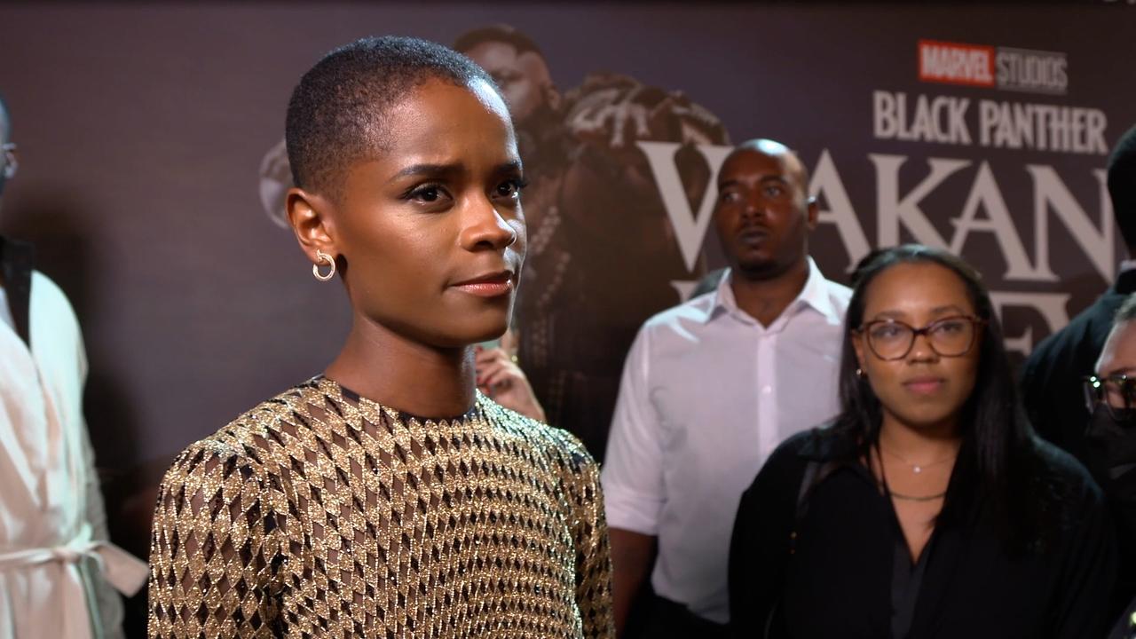 Black Panther: Wakanda Forever Africa Premiere Letitia Wright Interview