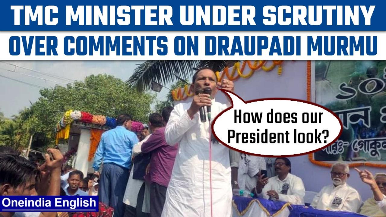TMC leader Akhil Giri makes controversial comments on Draupadi Murmu, draws ire | Oneindia News*News
