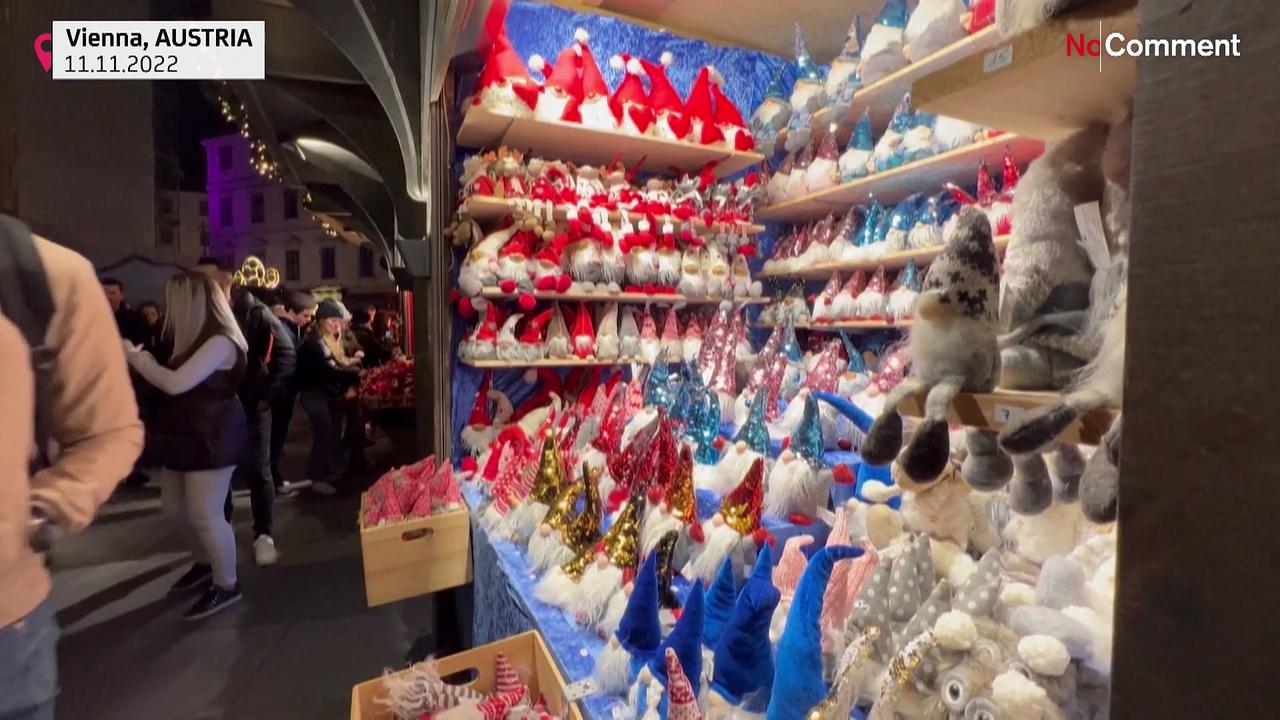 Watch: Thousands flock to Vienna as its Christmas market opens