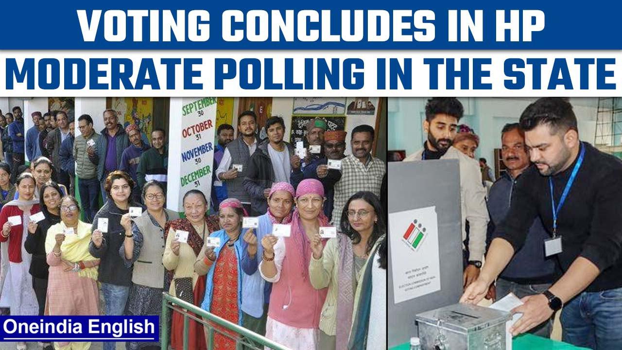 HP Elections 2022: Voting concludes; state records 65 per cent polling | Oneindia News *News