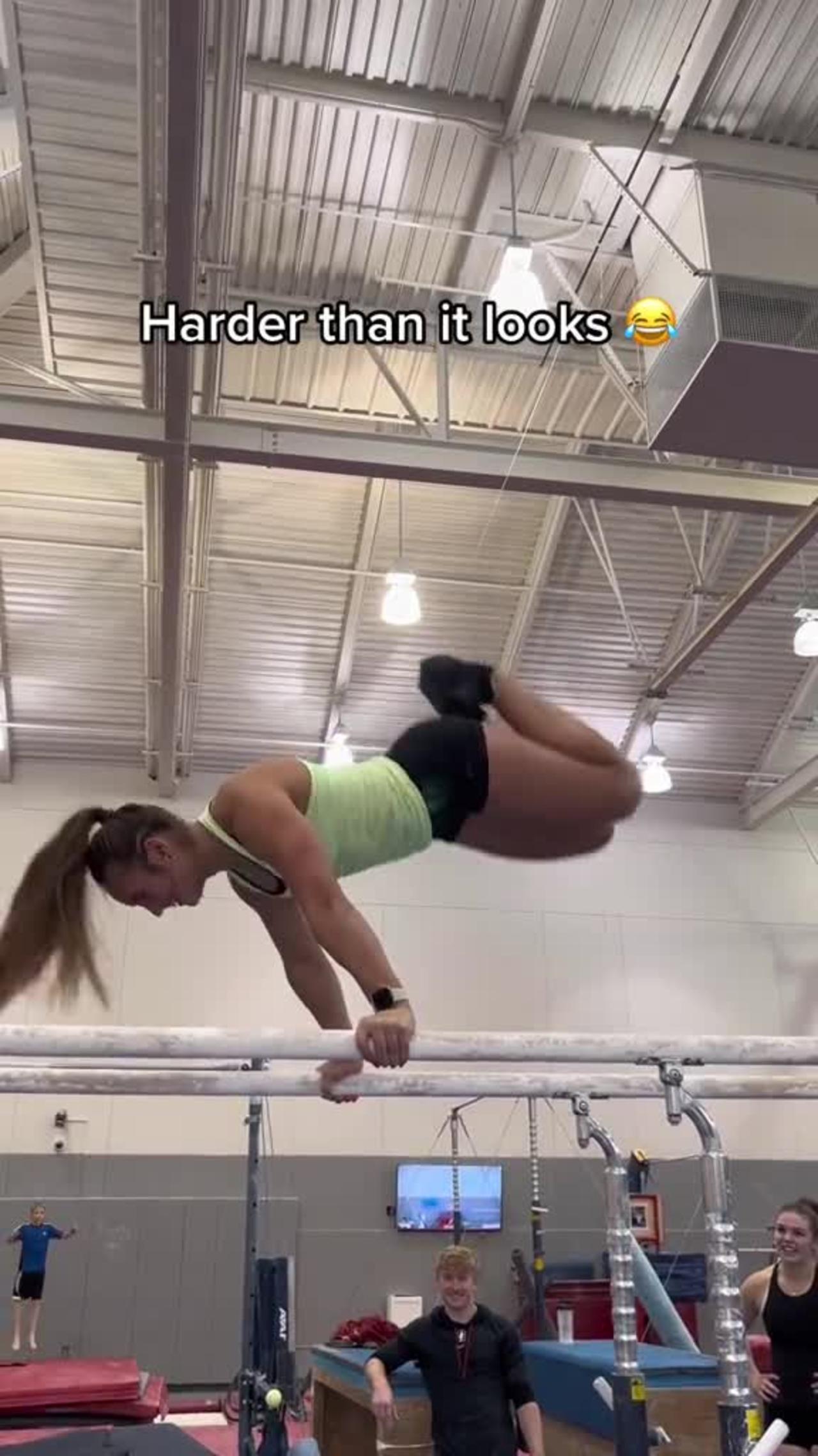 Should we try women’s gymnastics next 😂