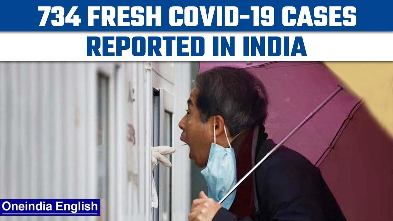 Covid-19 Update: India reports 734 fresh cases in 24 hours | Oneindia News *News