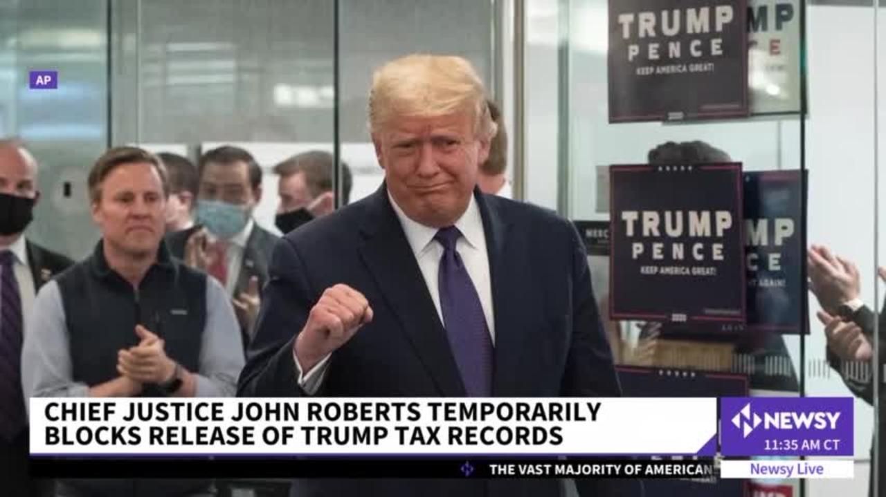 Roberts Delays Handover Of Trump Tax Returns To House Panel