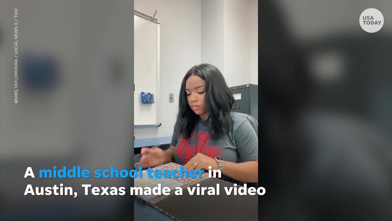 Viral TikTok on active-shooter classroom safety made by Texas teacher | USA TODAY