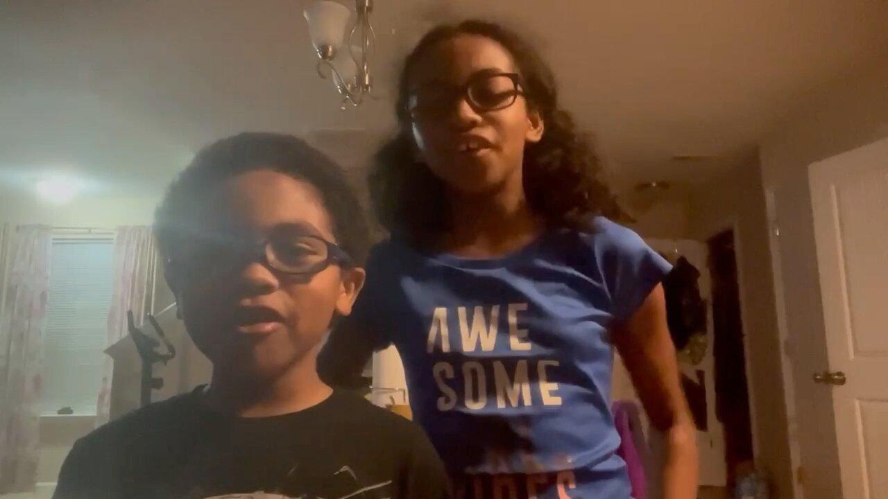 Blasian Babies Brother And Sister Send Well Wishes To Florida GrandMaMa After Hurricane Nicole!