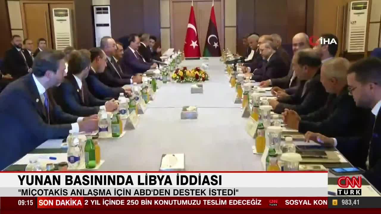 Yunan Bakan Dendia, Türkiye-Libya anlaşmasını eleştirdi