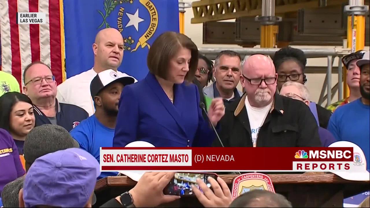 Addressing naysayers, Catherine Cortez Masto celebrates victory in Nevada Senate race