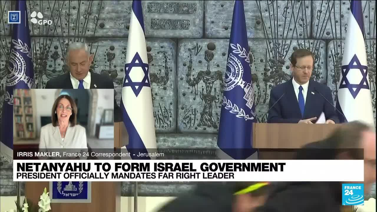 Israel's Netanyahu tapped to form next govt after one-year hiatus • FRANCE 24 English