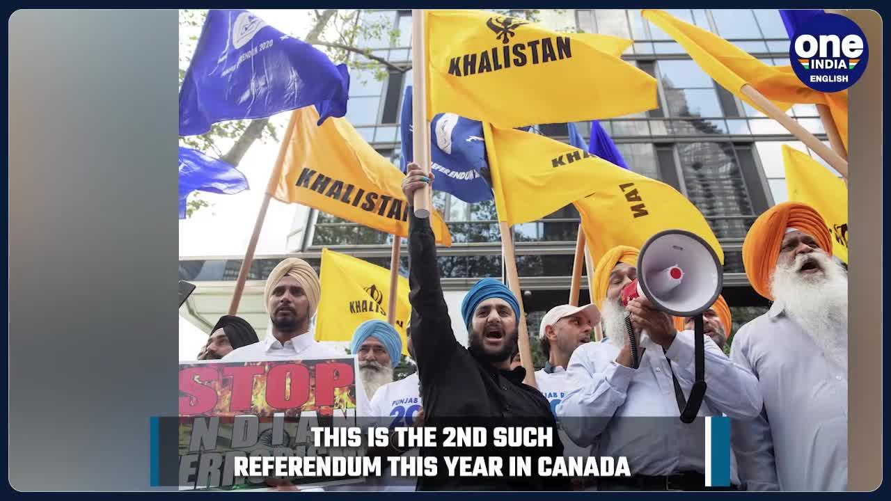 Canadian Sikhs participate in Khalistani referendum in Brampton _ Oneindia News _News