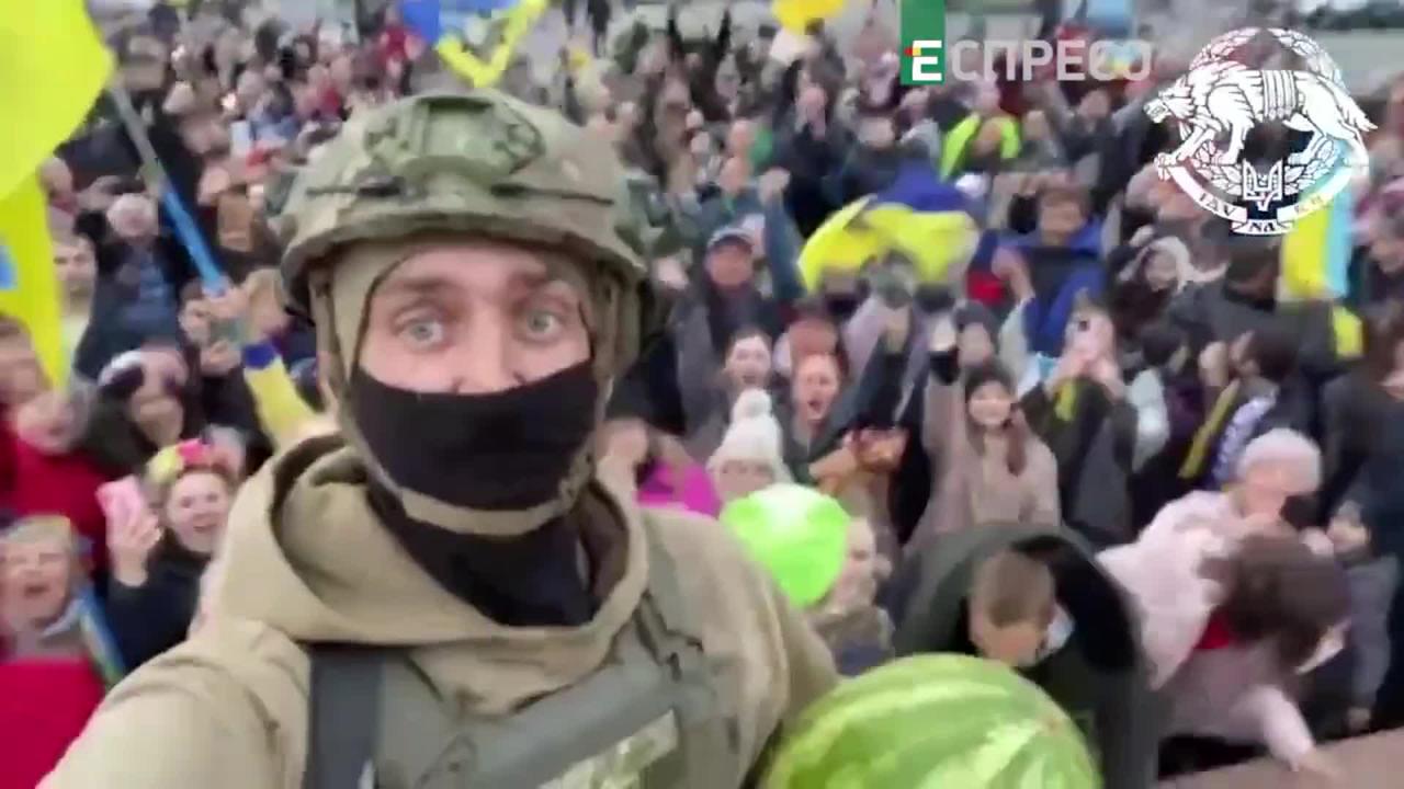 Ukrainian forces liberated Kherson
