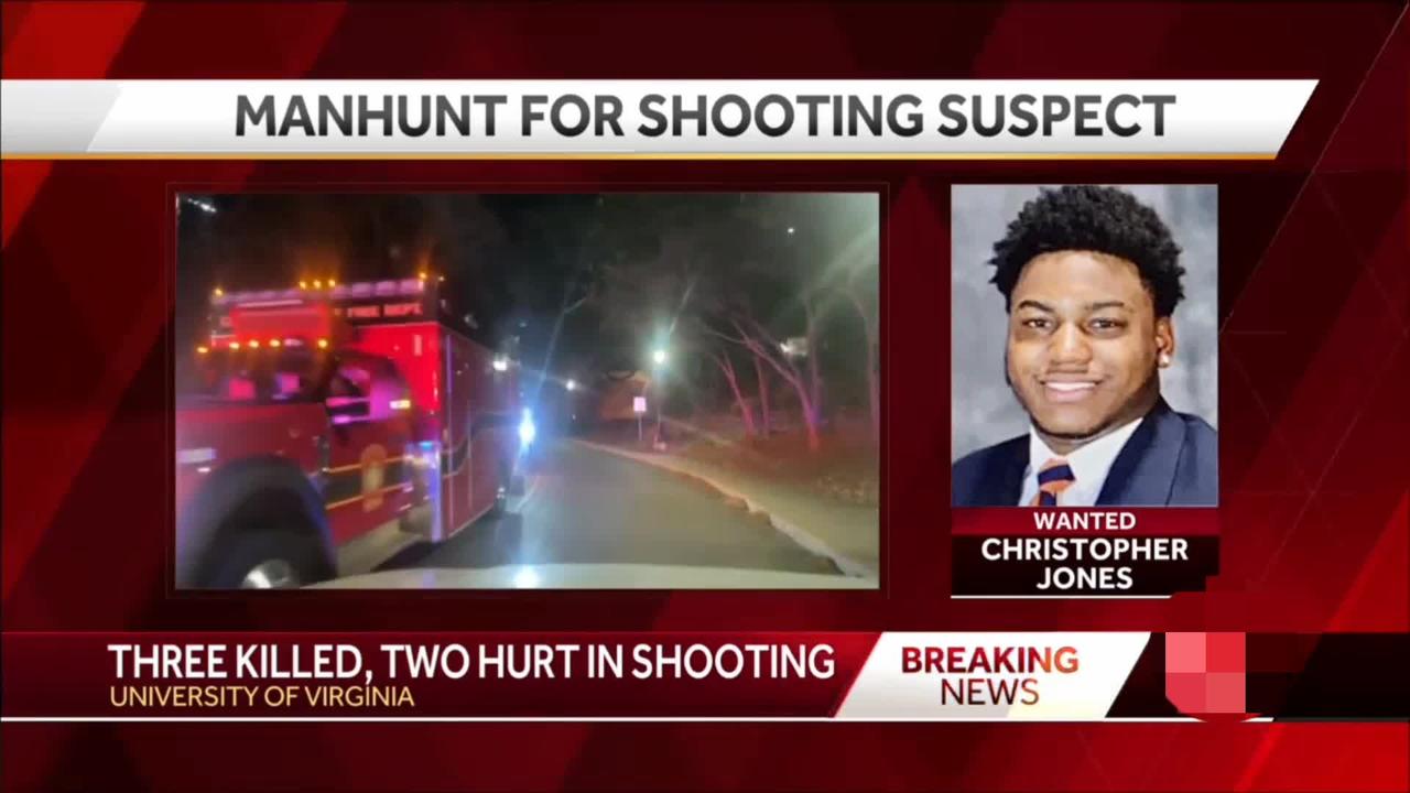 University of Virginia shooting results in 3 deaths and 2 injuries.