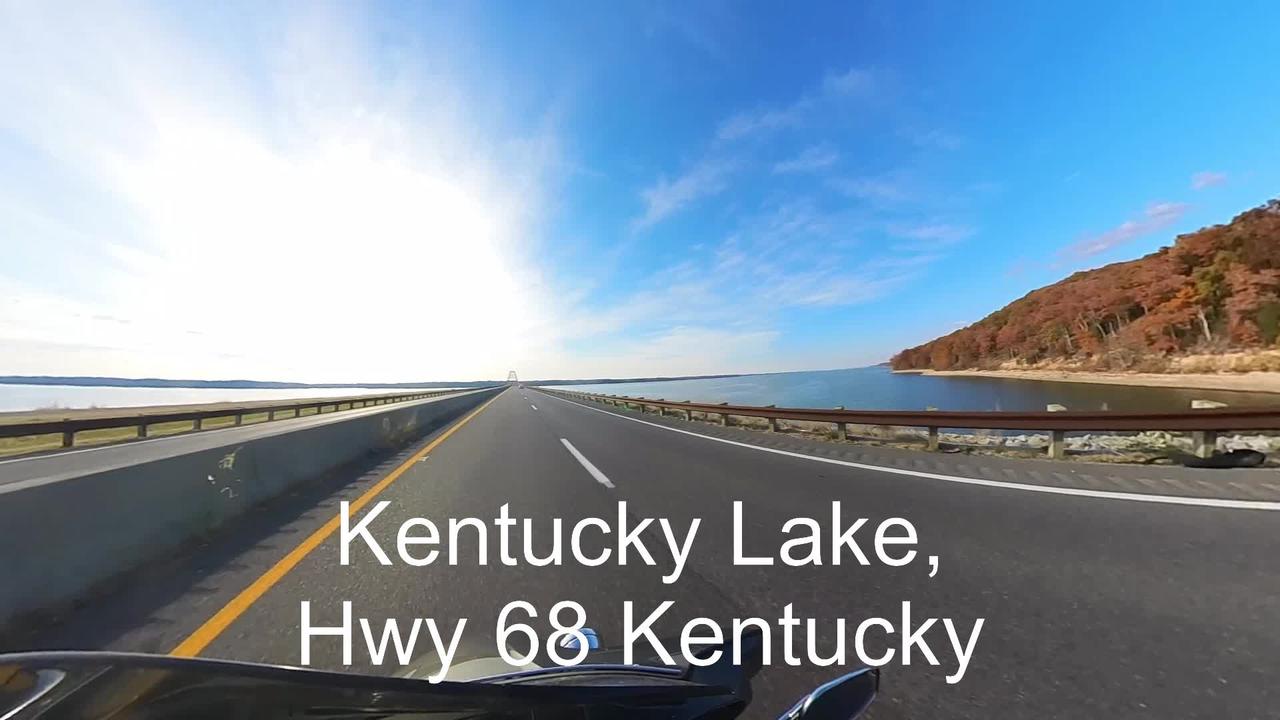 Harley Davidson Ride Land Between the Lakes. Kentucky Lake Part 2