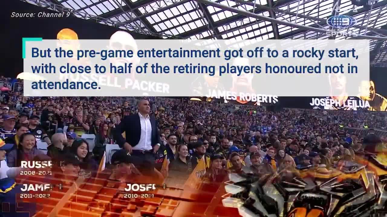 Jimmy Barnes rocks NRL Grand Final pre-game entertainment