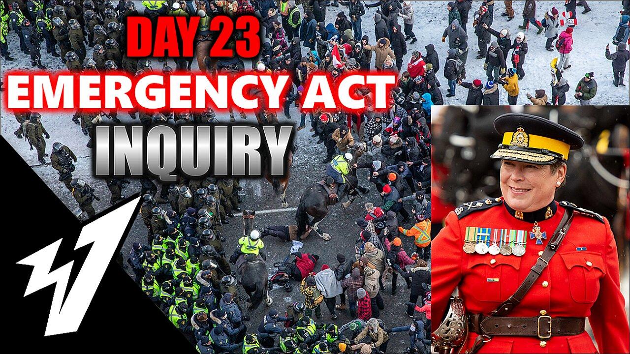 Day 23 - EMERGENCY ACT INQUIRY - LIVE COVERAGE - One News Page VIDEO