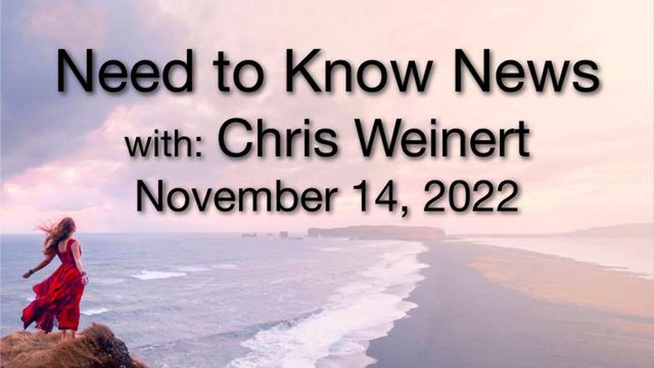 Need to Know News (14 November 2022) with Chris Weinert