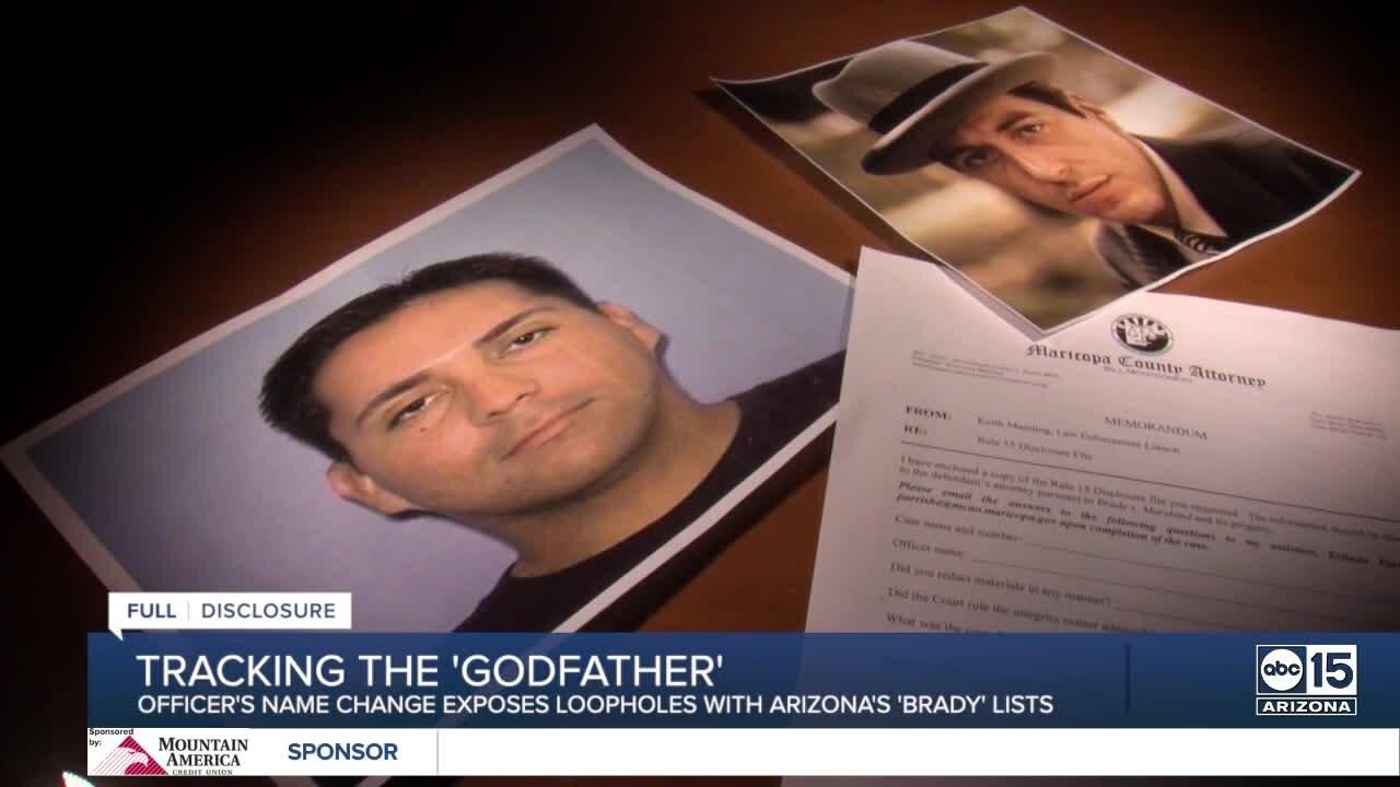 ‘Brady’ list officer changed name to infamous movie gangster