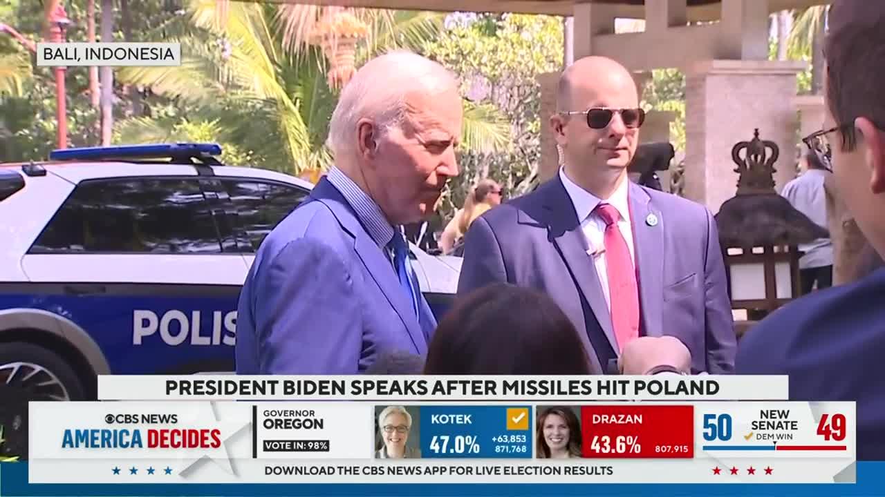 President Biden delivers remarks after missile crosses into Poland 16-11-2022