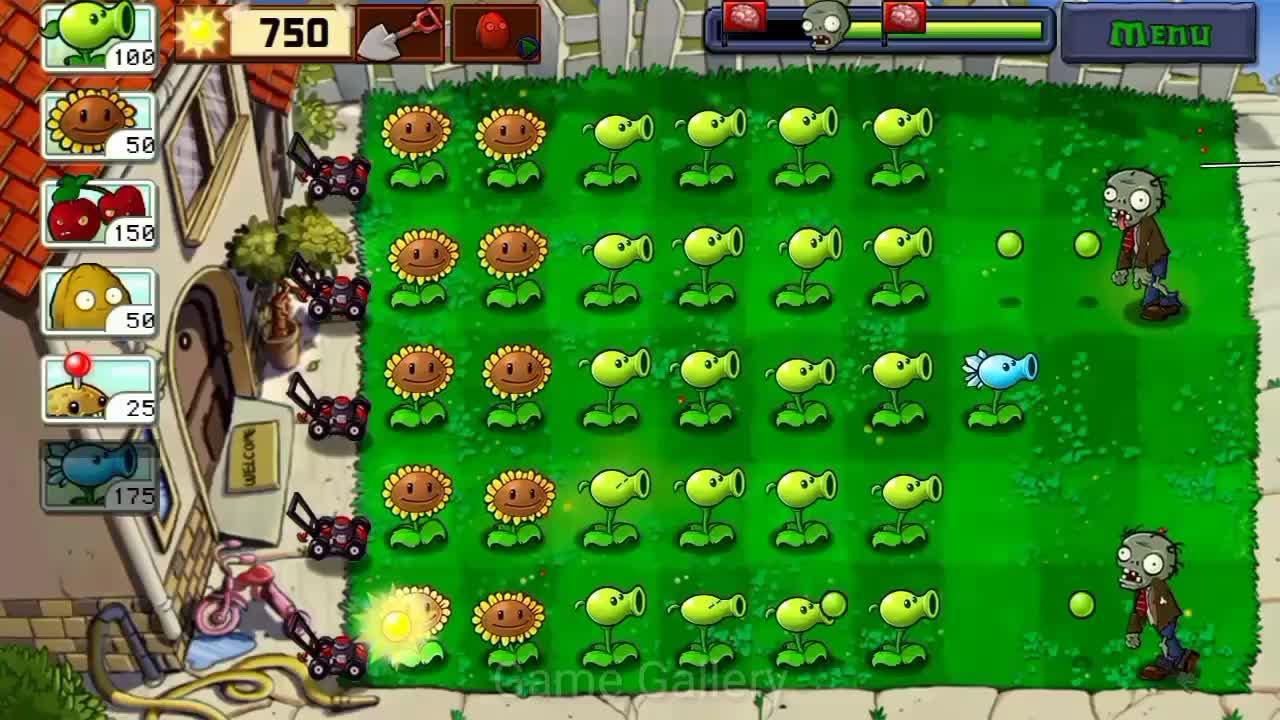 Plants Vs Zombies Gameplay Walkthrough Part 1 One News Page Video