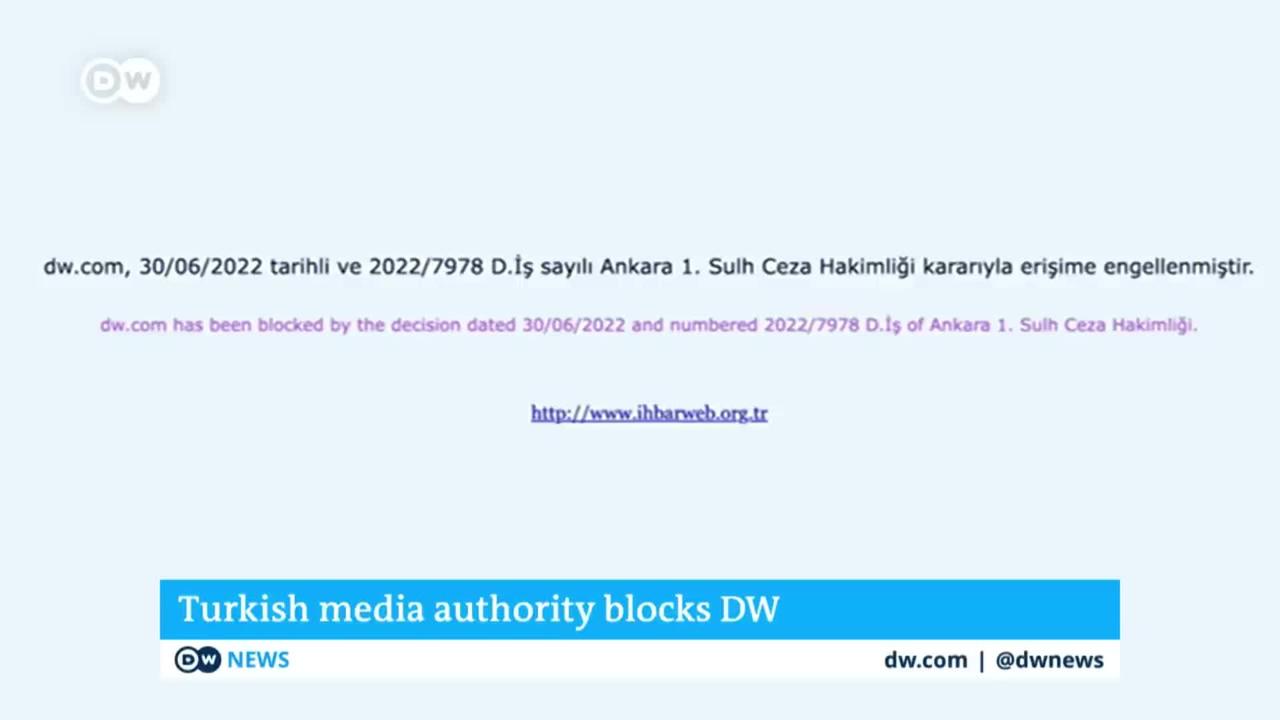 Turkey blocks Deutsche Welle over licensing issues | DW News