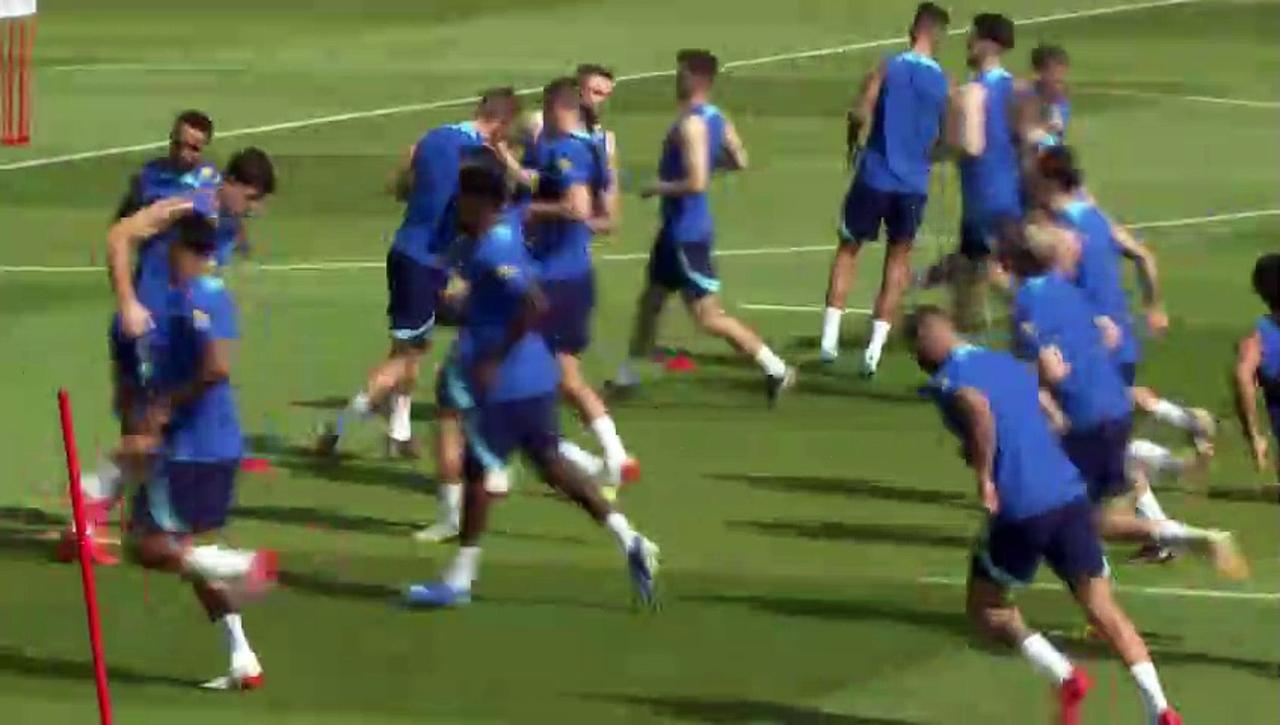England team train ahead of World Cup opener in Qatar