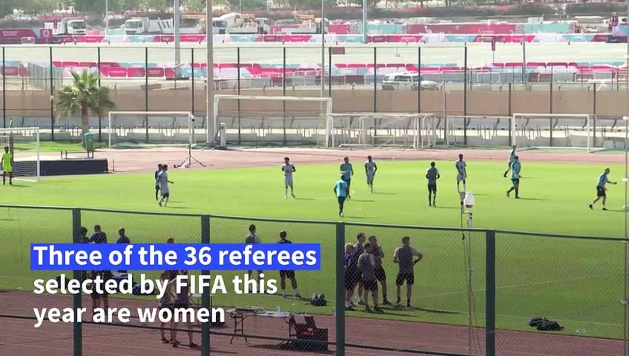 Women referees train in Doha ahead of 2022 World Cup