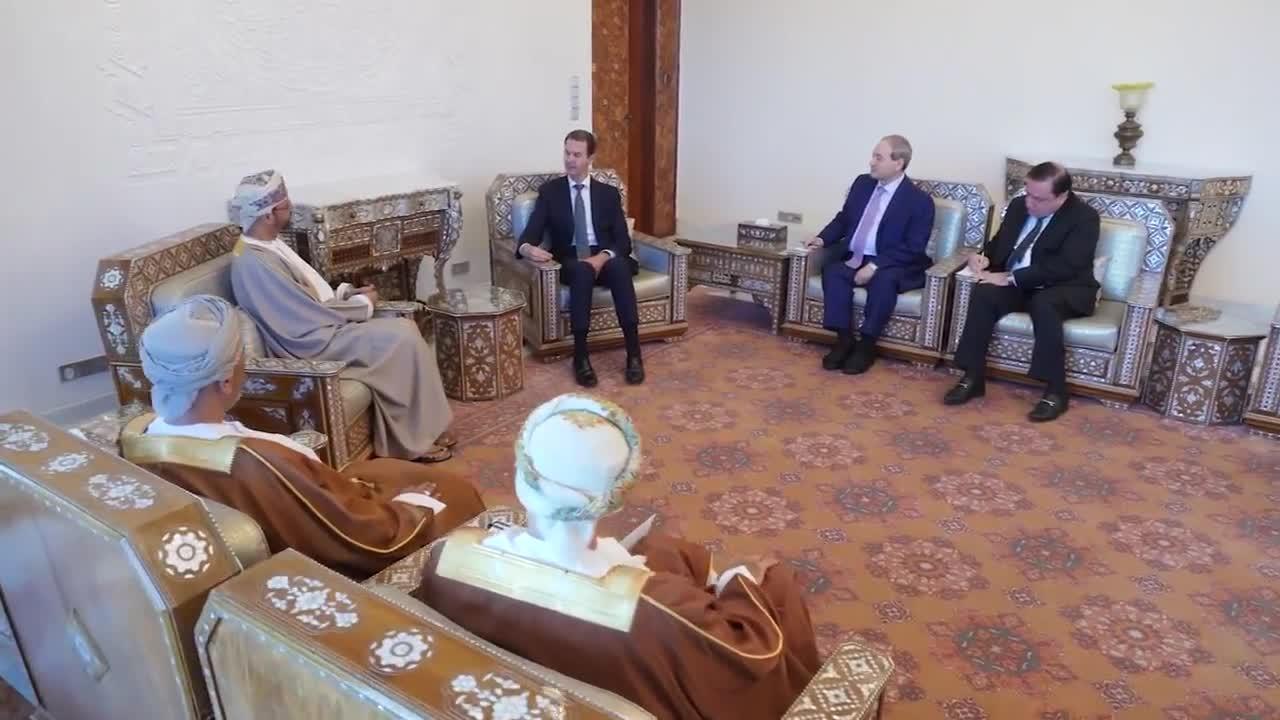 Siria, il Presidente Assad incontra il ministro degli Esteri dell'Oman