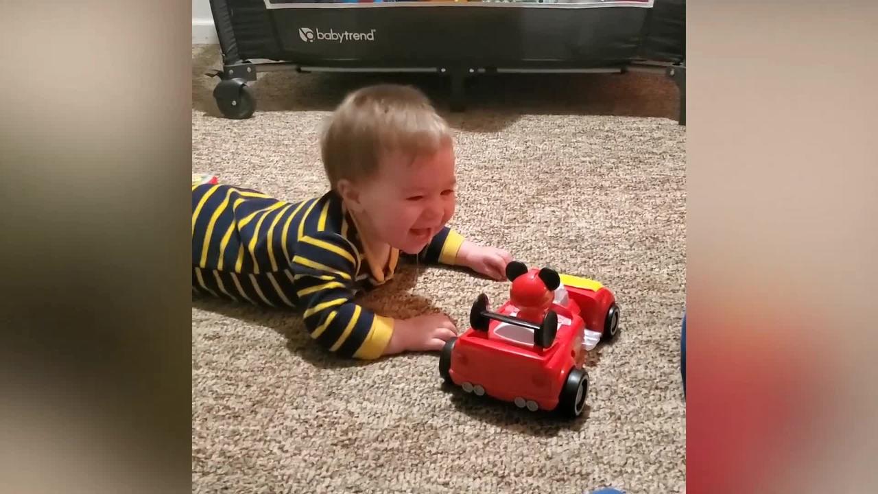 Funny Baby Reactions To New Toys | Baby Videos | Try Not To Laugh