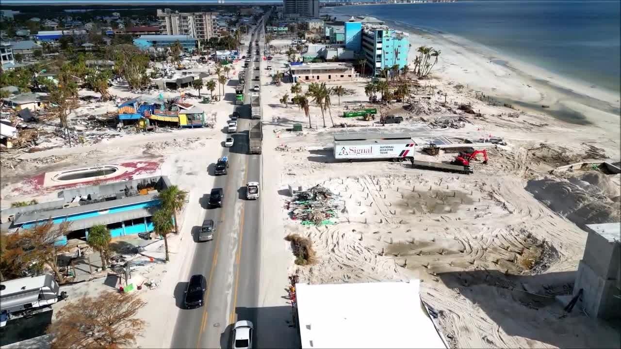Fort Myers Beach Florida - Aerial View
