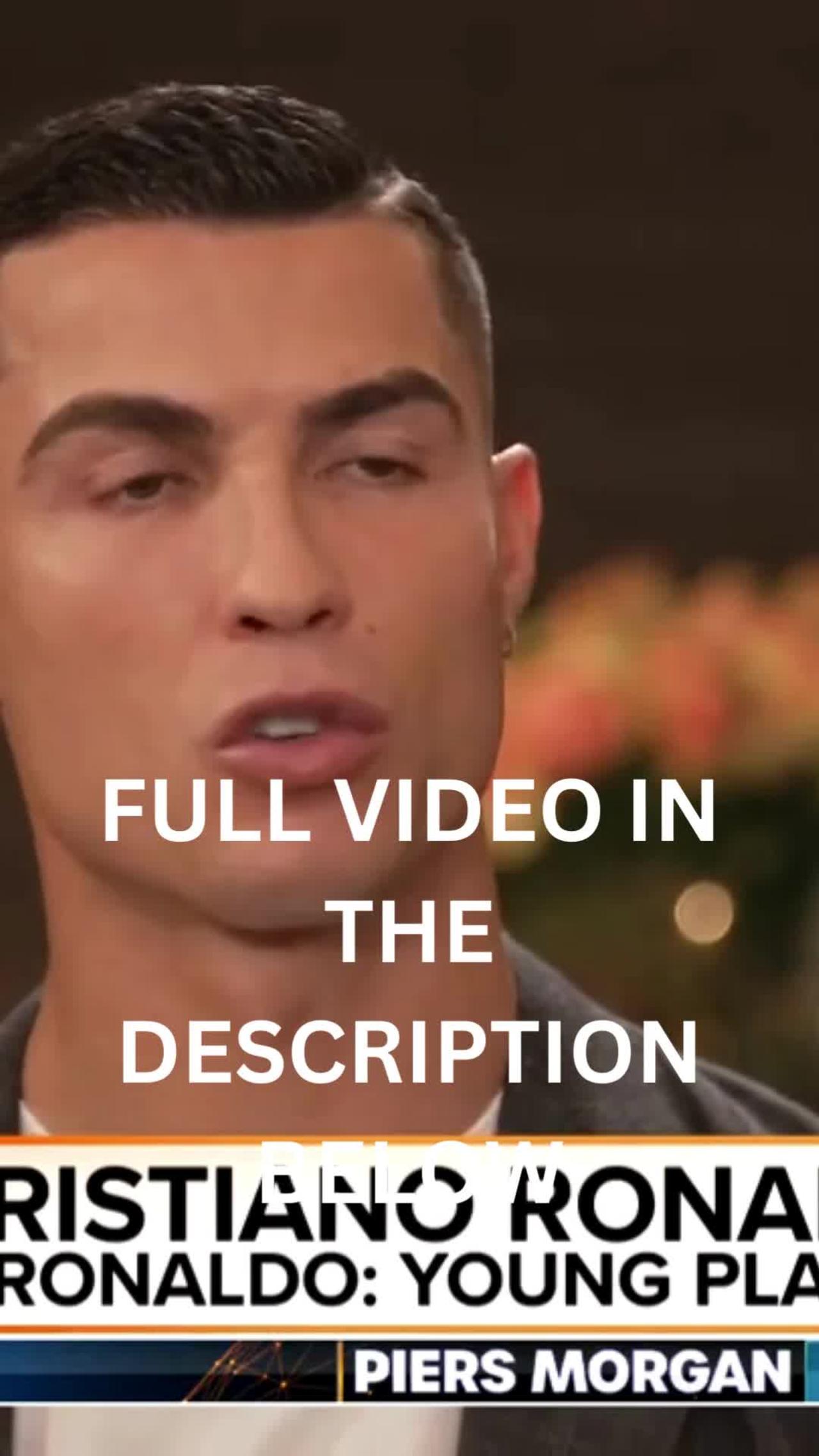 LIVE: Full Cristiano Ronaldo interview