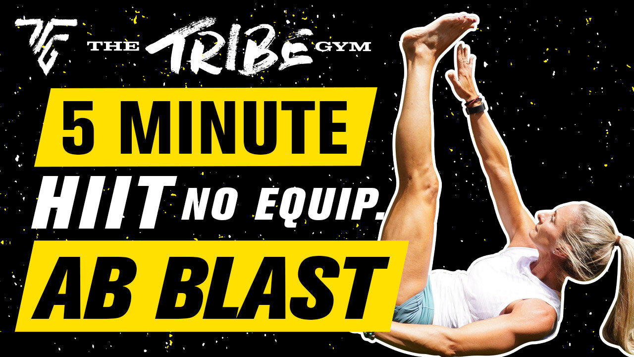 5 Minute HIIT Workout - Episode 4: AB Blast - No Equipment